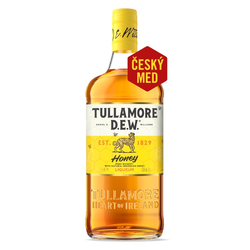 Tullamore D.E.W. Honey s českým medom 0,7L 35%