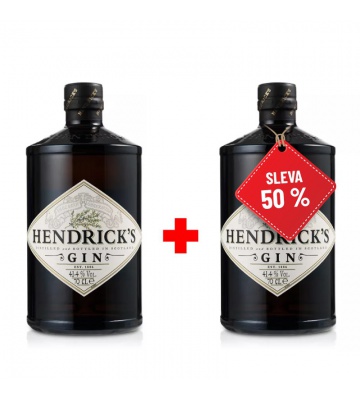 Hendrick´s Gin 0,7L 41,4% AKCIA 1+1 s druhou fliaš za polovicu