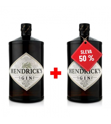 Hendrick´s Gin 1L 41,4% AKCIA 1+1 s druhou fliaš za polovicu