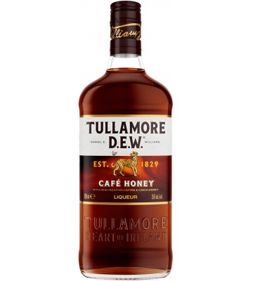 Tullamore D.E.W. Café Honey 0,7L + Tullamore D.E.W Café Honey 0,7L ZDARMA
