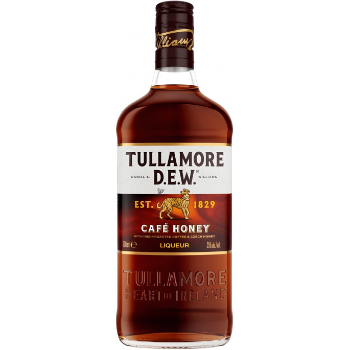 Tullamore D.E.W. Café Honey 0,7L + Tullamore D.E.W Café Honey 0,7L ZDARMA